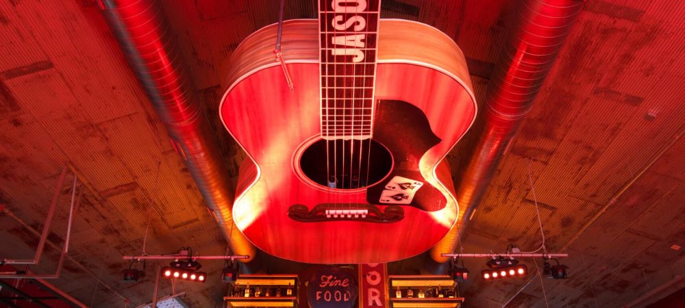 Gatlinburg Jason Aldeans Guitar Ceiling